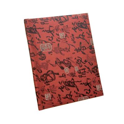 China Wholesale High-Quality Fashion Silk Cover Hardcover Book Notebook Printing Service for sale