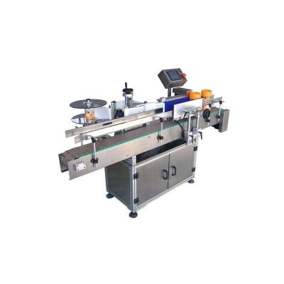 China Beverage Factory Price Manufacturer Supplier Round For Sticker Flat Bottle Labeling Machine for sale