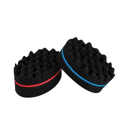 China DIY Hair Curling Stying Factory Copy Engraved Curly Wave Hair Custom Logo Sided Twist Sponge Foam Harder Top Magic Two For Black Men for sale