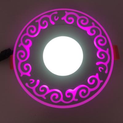 China Long lifespan LED panel light led panel light 3W ceeling ceiling round RGB smd 2835 led chip pcb panel led panel light for sale