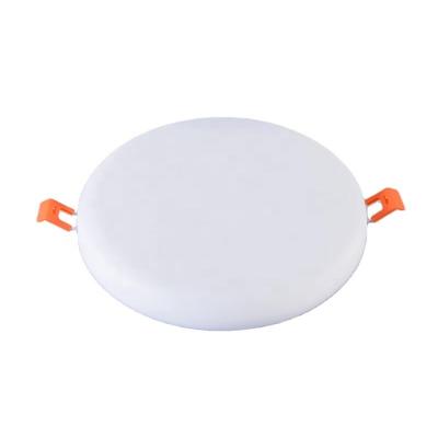 China Ultra thin long lifespan LED panel light round square led panel light 12w framless ceiling led back panel light for sale