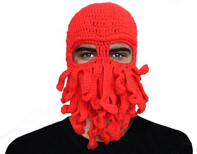 China Custom Funny COMMON Ski Mask Custom Logo Windproof Winter Halloween Octopus Balaclava Ski Mask Hat for sale