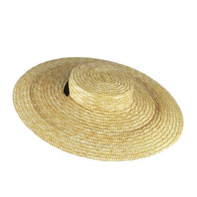 China Ribbon Straw Hat Straw Hat Woman Beach Sun Straw Hat Beach Women Custom Summer Fashion Character for sale