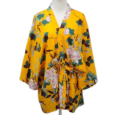 China Spring Summer Beach Wear Shawl QUICK DRY Floral Printed Beach Cover Up Women Beach Scarf Shawl for sale