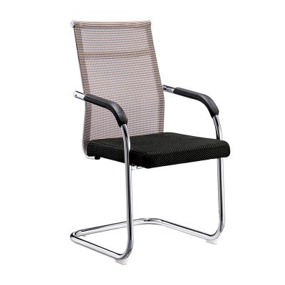 China Ergonomic Executive Office Chair Full Mesh Office Chair Manufacturer Chrome Metal Back Base Chair Without Wheels for sale