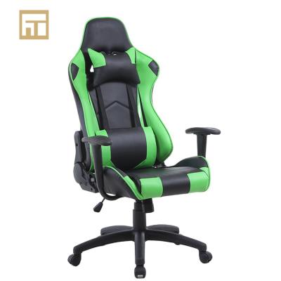 China Foshan gamer chair wholesale adjustable gaming chair real leather (size) packing with arm wcg gaming chair logo for sale