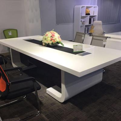 China Luxury High End Office Furniture Solid Wood Modern Room Office Meeting Table for sale