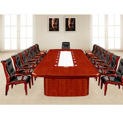 China Office Furniture Classic Solid Wood Part Motorized LCD Monitor Sound For Conference Table for sale