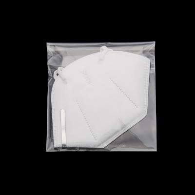 China High OPP Recyclable Transparent Custom Printing N95 Face Mask Packaging Bag Compound Plastic Bag For Packing Mask for sale