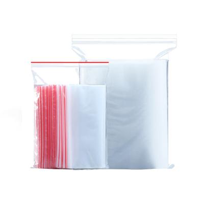 China 10*13 Inch Moisture Proof Factory Direct High Quality Transparent Zipper Self Seal LDPE Bag Resealable Garment Plastic Bag for sale