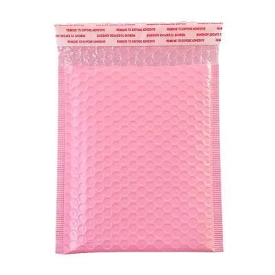 China Strong Adhesive / Shock-resistance / Waterproof Customized Custom Logo Poly Pink Mail Post Bubble Protective Envelope Padded Mailing Packing Bags for sale