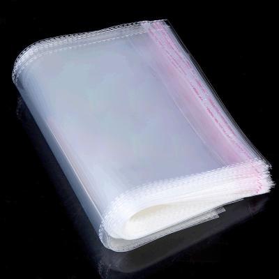 China Biscuit Packaging Bag Recyclable Translucent Plastic Packaging OPP Bag With Self Adhesive for sale