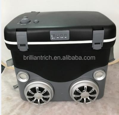 China Cool Drinks Music Casual Beer Box Wine Beer Cooler Box With Speaker for sale