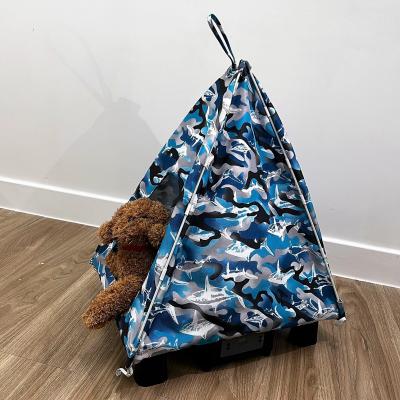 China DIY Sustainable Cooler Warmer Backrest Teepee Tent Capable Pet House For Cat And Dog for sale