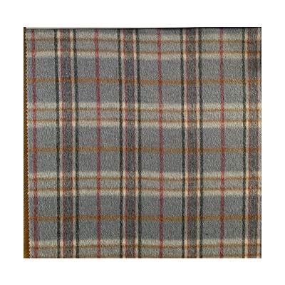 China Schwere 870 g gecheckte Wollgewebe Mischung Plaid Tartan Garne gefärbte Wollgewebe für Mantel zu verkaufen