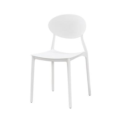 China Ergonomic Design Stackable Plastic Chair Plastic Dining Chair For Dining Room for sale