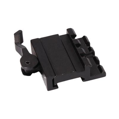 China Quick Detach 45 Degree Angle Weaver Offset QD Lever Lock Block Integral Lever Block Mount Newcomer 45 Degree Angle Mount 3 Slots for sale