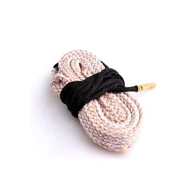 China Outdoor wholesale bored wire snake rope.32 cal and 8mm gun cleaning bore brush for sale