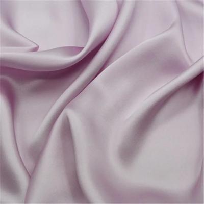 China Organic Plain Color 6A Grade  100% Mulberry Pure Silk Charmeuse Satin Fabric for Comfortable Home Textile for sale