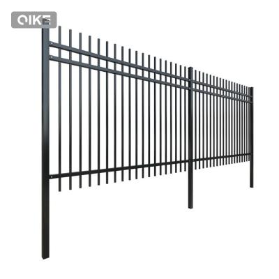 China Easily Assembled High standard wrought iron metal fence panels material outdoor perimeter fencing designs for sale