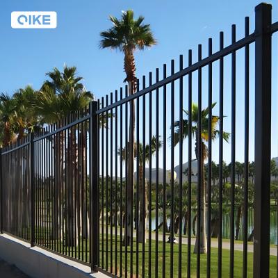 China Easily Assembled high quality home metal iron fence automatic sliding swing gate outdoor fencing for sale