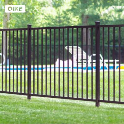 China Easily Assembled Easy to install sustainable prefab iron fence panels terrace fence balcony iron fence for sale