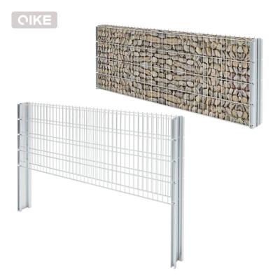 China Gabions Professional Hot Dipped Galvanized welded gabion mesh Boxes Gabion fence posts stone wall fence Gabion Panels Basket Supplier for sale