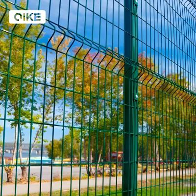 China Easily Assembled Rigid Welded Wire Mesh Fencing black wire mesh clearvu fence for sale