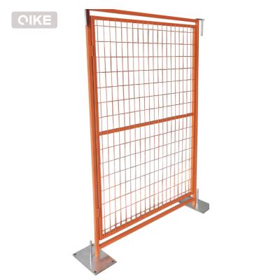 China Easily Assembled Ca Canada standard temporary china made Galvanized Metal mobile bunnings temporary fence construction panel fence stays for sale