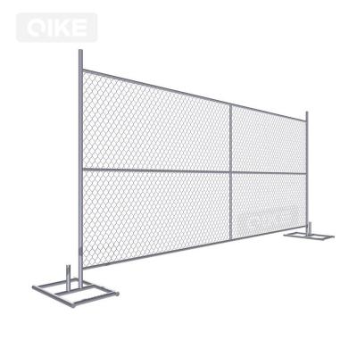 China Easily Assembled America event removable/movable/free standing 6 x 12 chain link fence panels temporary construction fence stays stand/feet gate for sale