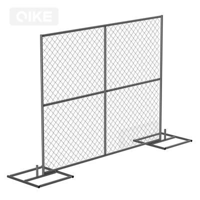 China Easily Assembled America event removable/movable/Chain Link Fence Starter Kit - 7.5 Ft. x 6 Ft. Panel pool fencing Temporary fence base for event for sale