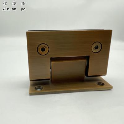 China Modern High End Modern Antique Bronze Glass Door Hinge Bathroom With Shower Room for sale