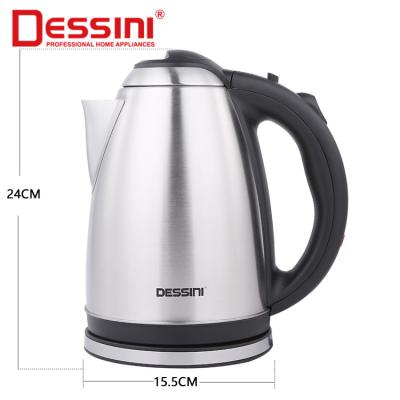 China 360 Degree 2.9l Base DESSINI Kitchen Appliances Water Heater Household Stainless Steel Electric Rotating Wholesale Home Kettle for sale