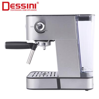 China New Household DESSINI Stainless Steel Espresso Roaster Coffee Maker Electric Portable Home Automatic Coffee Maker for sale