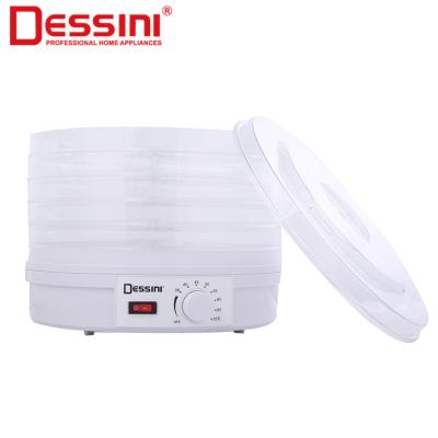 China New DESSINI Household Smart Timing 5 Layer Commercial Fruit Food Dehydrator Stackable Electric Food Steamer Cooker for sale