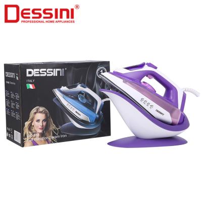 China Clothes steam new model electric steamer iron DESSINI household appliance steam iron portable clothes iron for sale