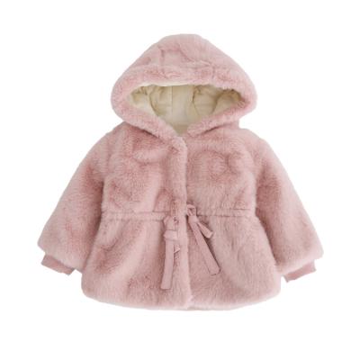 China Wholesale Fashionable Sweet Kids Dressing Baby Clothes With Soft Nap Kids Dressing Sets Hooded Girl for sale