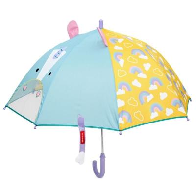 China Manual Open Creative cute cartoon kids umbrella New Design 2023 reflective long handle Children's umbrella custom logo for sale