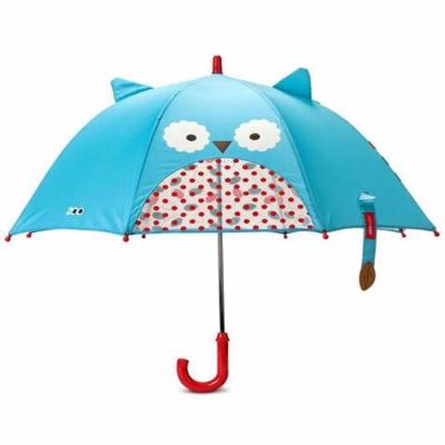 China Manual Open Creative cute cartoon kids umbrella New Design 2023 reflective long handle Children's umbrella custom logo for sale