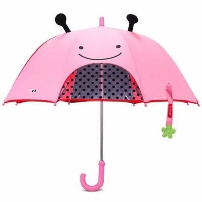 China Manual Open Creative cute cartoon kids umbrella New Design 2023 reflective long handle Children's umbrella custom logo for sale