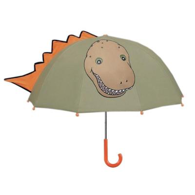 China Manual Open Creative cute cartoon kids umbrella New Design 2023 reflective long handle Children's umbrella custom logo for sale