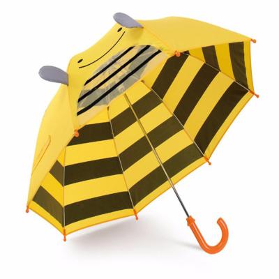 China Manual Open Creative cute cartoon kids umbrella New Design 2023 reflective long handle Children's umbrella custom logo for sale