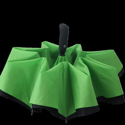 China Auto-open Custom 21 Inch 8k Luxury UPF50+ umbrella new design folding blank black double layer auto open and close umbrella for sale