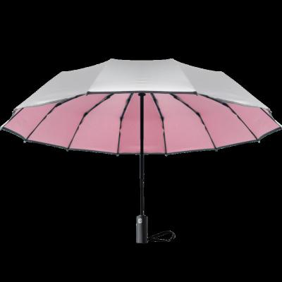 China Auto-open Luxury Umbrella size 3 folded umbrella wholesale cheaper promotional folding logo printing advertising umbrella for sale