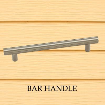 China Modern Single Holes Double Handles Customized Solid Cabinet T Bar Pull Stainless Steel Handle From China Supply for sale