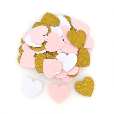 China Modern simplicity party dressing decoration round heart shaped five-pointed star decoration filling confetti for sale