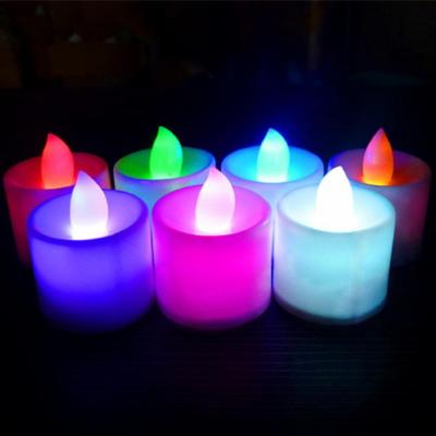 China Candle Tealight White Battery Operated Electric Mini Tea Candle Parts LED for sale