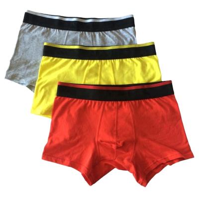 China RTS Antibacterial Logo Mens Underwear Stock Men Boxer Shorts Elastic Waistband Men Briefs Boxer for sale