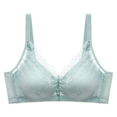 China GatheredThin viable back B-cup lace non-rimless underwear for sale