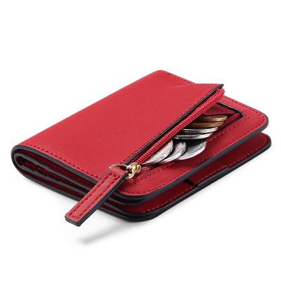 China Fashion Women's RFID Wallets for Rfid Blocking Small Compact PU Leather Pocket Bifold Wallet for sale